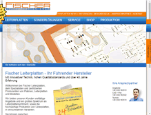 Tablet Screenshot of fischer-leiterplatten.de